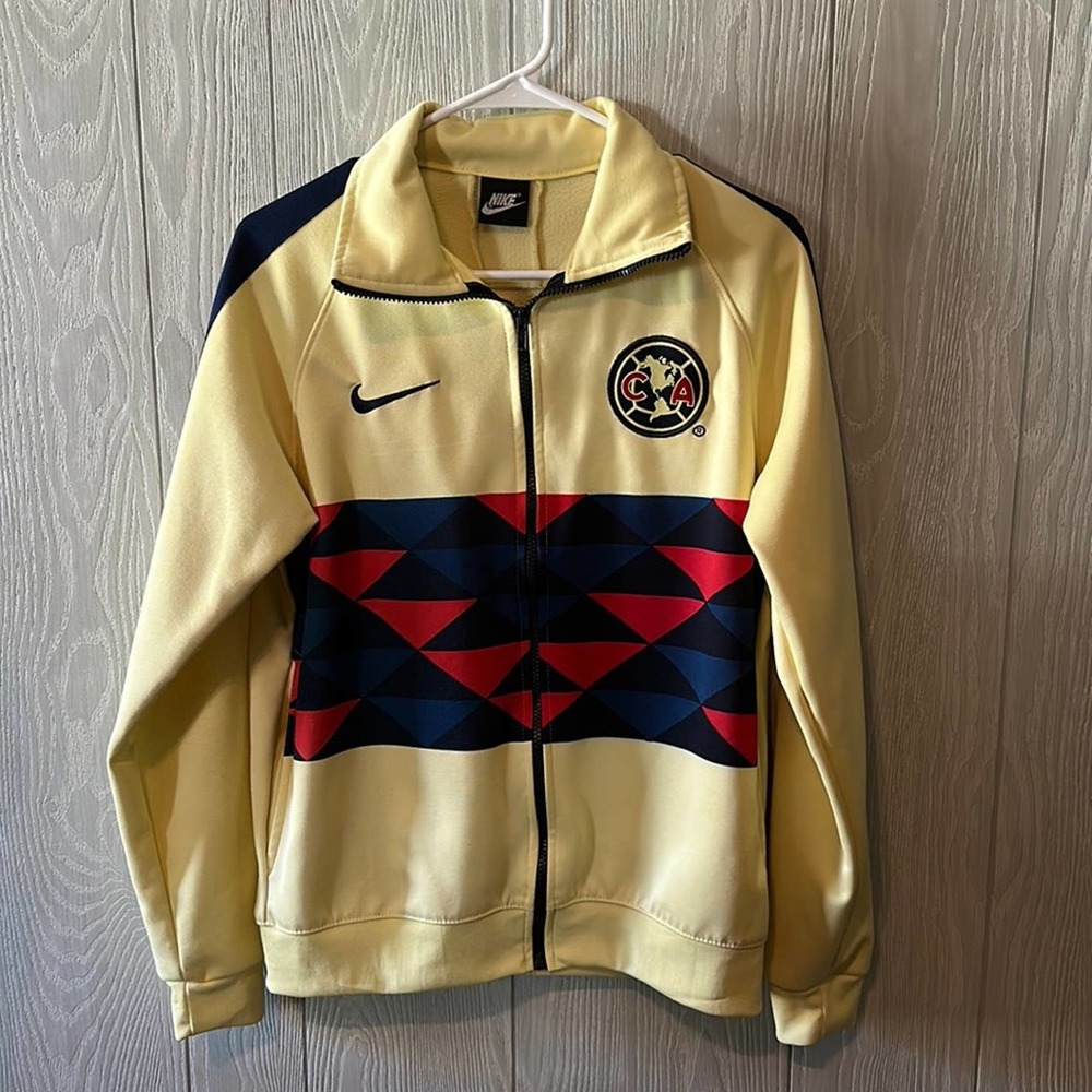 Nike Club American Vintage zip up yellow